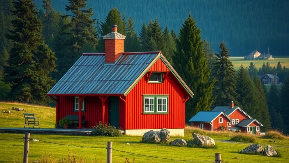 Den lilla röda stugan som fångade våra hjärtan