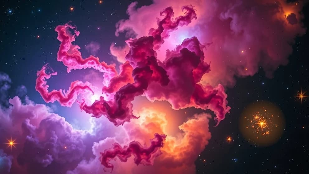 Hur bildas en stjärna i rymden