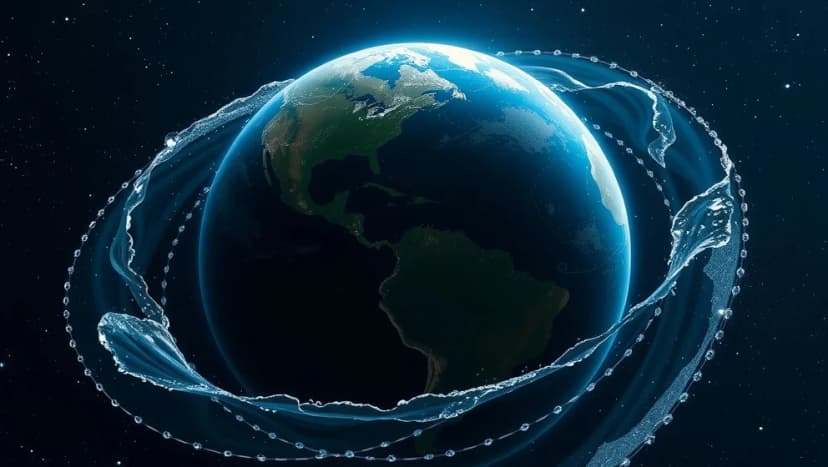 Hur kom vatten till jorden