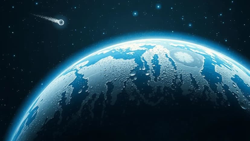 Hur kom vatten till jorden egentligen