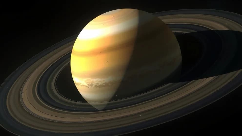 Hur ser Saturnus ut från rymden