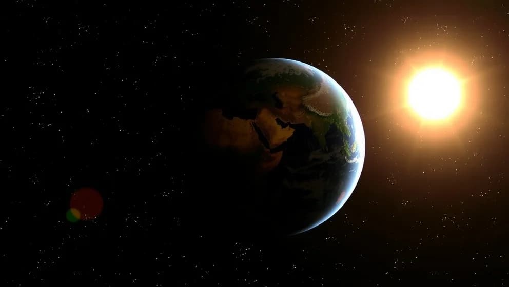 Hur snurrar jorden runt solen och sin axel