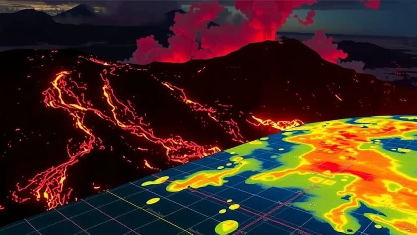 La Palma vulkanutbrott karta och vad den visar