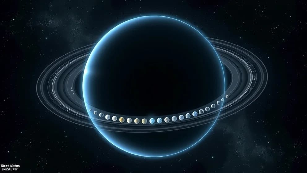 Planeten med 27 månar som bryter alla regler