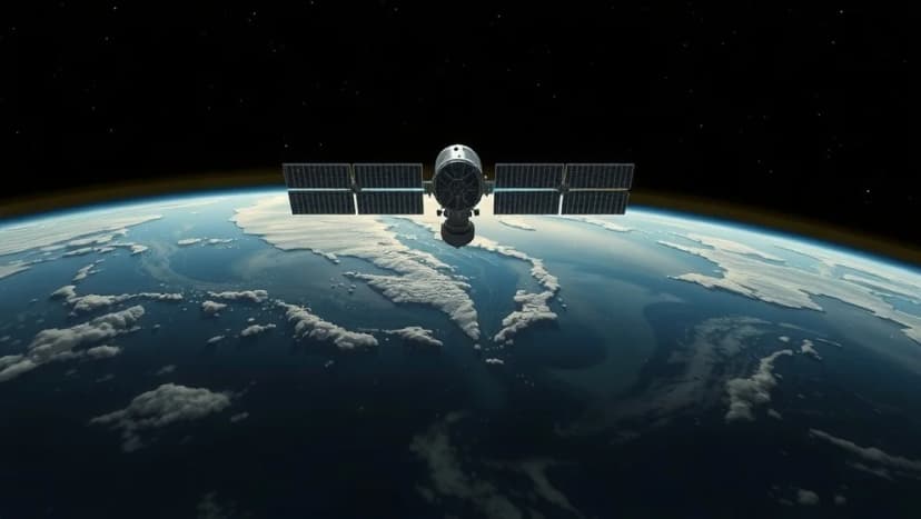 Satellit på himlen och vad den gör för oss