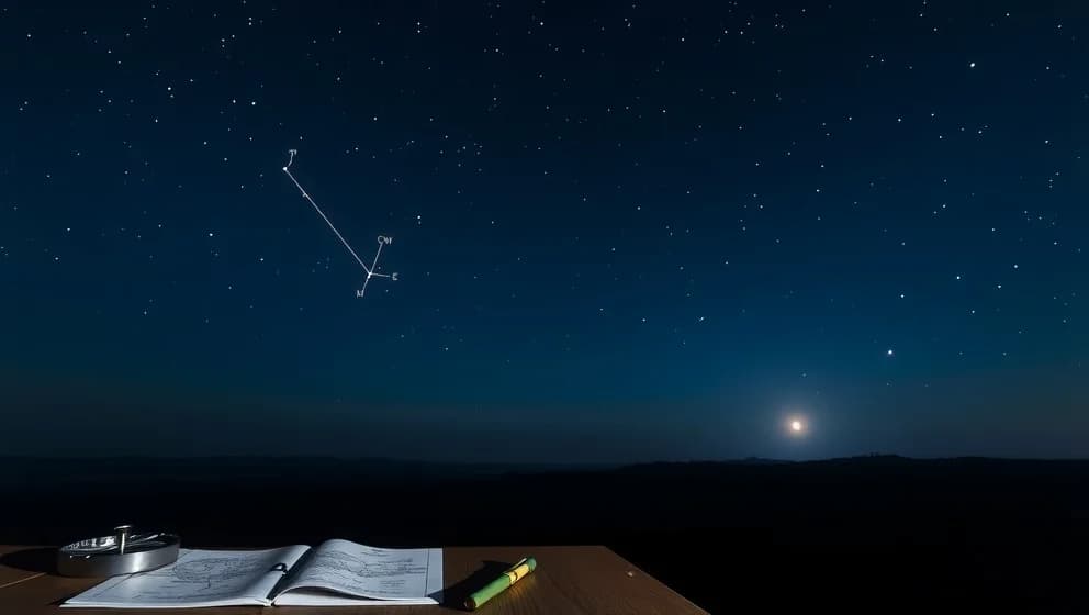 Stjärnkarta norra halvklotet för nattugglor