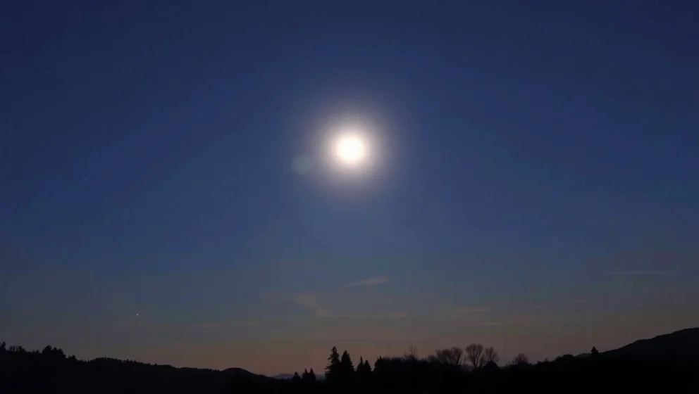 Venus på himlen skiner starkare än något annat