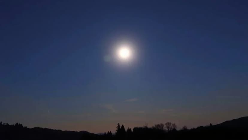 Venus på himlen skiner starkare än något annat